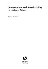 book Conservation and sustainability in historic cities