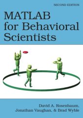 book MATLAB for behavioral scientists