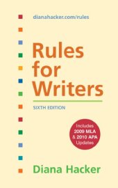 book Rules for writers