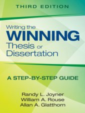 book Writing the winning thesis or dissertation: a step-by-step guide