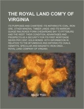 book The Royal Land Com'y of Virginia