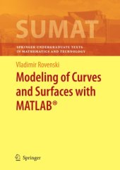 book Modeling of curves and surfaces with MATLAB