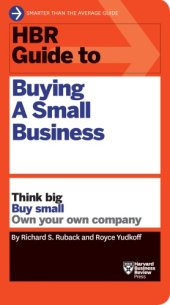 book HBR Guide to Buying a Small Business