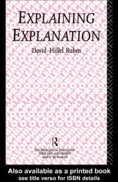 book Explaining explanation