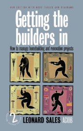 book Getting the builders in: how to manage homebuilding and renovation projects