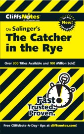 book CliffsNotes on Salinger's The Catcher in the Rye