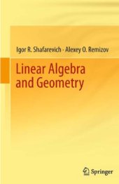 book Linear algebra and geometry