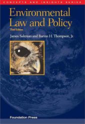 book Salzman and Thompson's Environmental Law and Policy, 3d