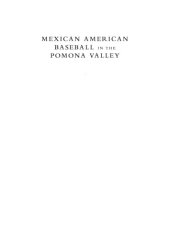 book Mexican American baseball in the Pomona Valley