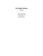 book The Haight-Ashbury: A History