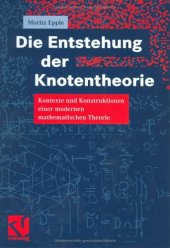 book Geschichte der Knotentheorie.