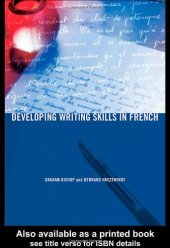 book Developing Writing Skills in French