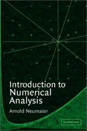 book Introduction to Numerical Analysis