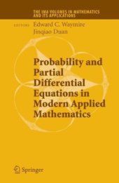 book Probability and partial differential equations in modern applied mathematics