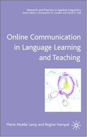 book Online Communication in Language Learning and Teaching (Research and Practice in Applied Linguistics)