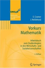 book Vorkurs Mathematik: Arbeitsbuch zum Studienbeginn in den Wirtschafts- und Sozialwissenschaften (EMIL@A-stat) (German Edition)