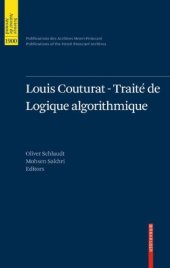 book Louis Couturat -Traité de Logique algorithmique