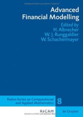 book Advanced Financial Modelling (Radon Series on Computational and Applied Mathematics)