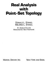 book Real analysis with point-set topology