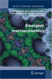 book Emergent Macroeconomics: An Agent-Based Approach to Business Fluctuations (New Economic Windows)