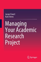 book Managing Your Academic Research Project