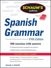 book Schaum's outlines: Spanish grammar