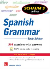 book Schaum's Outline of Spanish Grammar