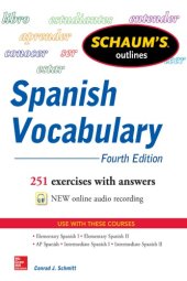 book Spanish vocabulary