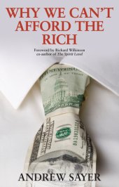 book Why we can't afford the rich