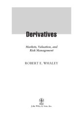 book Derivatives: Markets, Valuation, and Risk Management