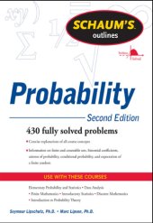 book Schaum's Outline of Probability