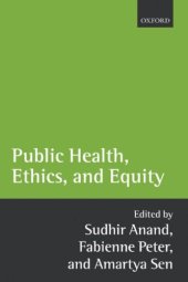 book Public health, ethics, and equity