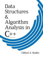 book Data Structures and Algorithm Analysis in C++