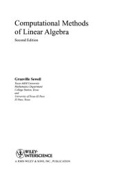 book Computational methods of linear algebra