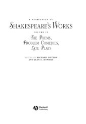 book Companion to Shakespeares Works [VOL 4 The Poems Problem Comedies Late Plays]