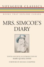 book Mrs. Simcoe's Diary