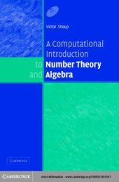 book A computational introduction to number theory and algebra