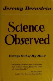 book Science observed : essays out of my mind