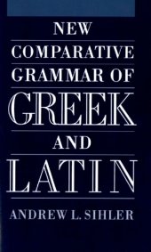 book New comparative grammar of Greek and Latin