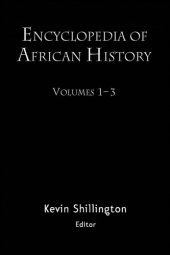 book Encyclopedia of African History 3-Volume Set