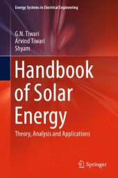 book Handbook of Solar Energy Theory, Analysis and Applications