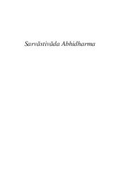 book Sarvāstivāda Abhidharma