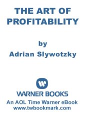 book The art of profitability