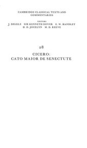 book Cicero: Cato Maior de senectute