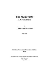 book The Mahāvastu, A New Edition. Vol. III