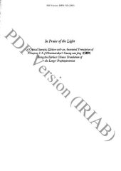 book In Praise of the Light: A Critical Synoptic Edition with an Annotated Translation of Chapters 1-3 of Dharmarakṣa's Guang zan jing 光讚經, being the Earliest Chinese Translation of the Larger Prajñāpāramitā