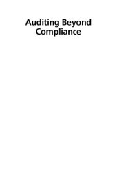 book Auditing beyond compliance using the portable universal quality lean concept