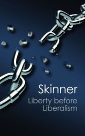 book Liberty before Liberalism