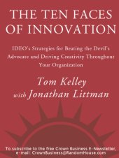 book The ten faces of innovation: strategies for beating the devil's advocate and driving creativity throughout your organization