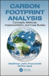 book Carbon Footprint Analysis: Concepts, Methods, Implementation, and Case Studies